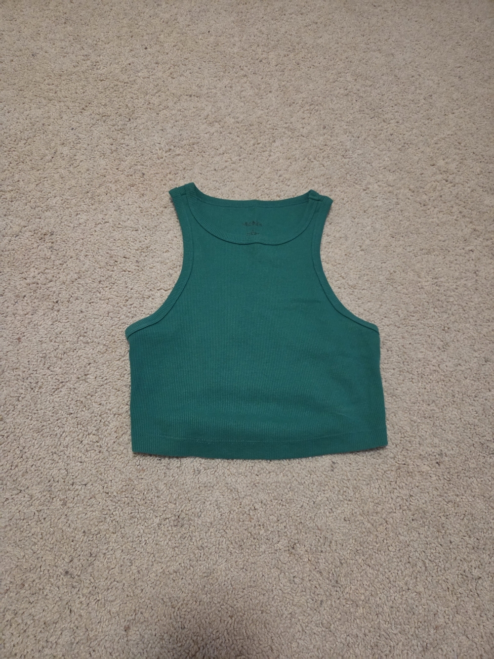 Emerald Green Cropped Tank